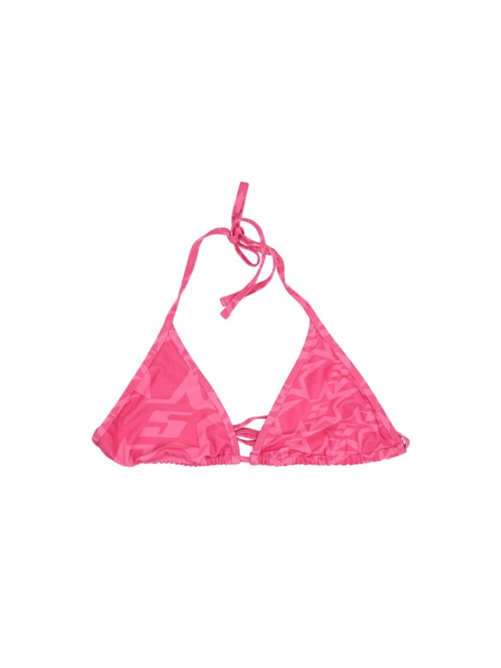 Sp5der Five Star Bikini Top in Pink